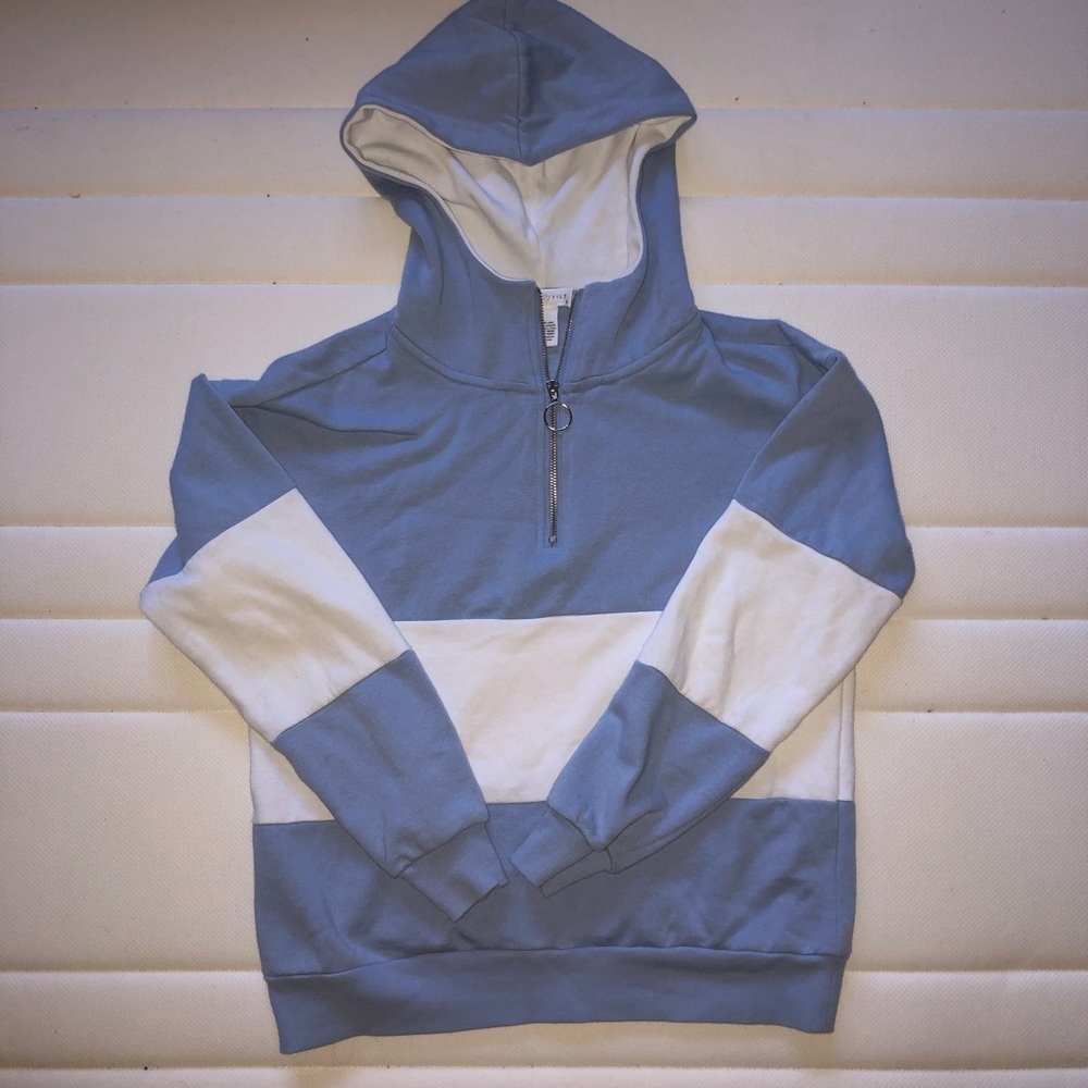 Full tilt retro striped sweatshirt
